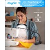 eSynic Magnifying Lamp High Clarity Magnifying Glass with Light 5X
