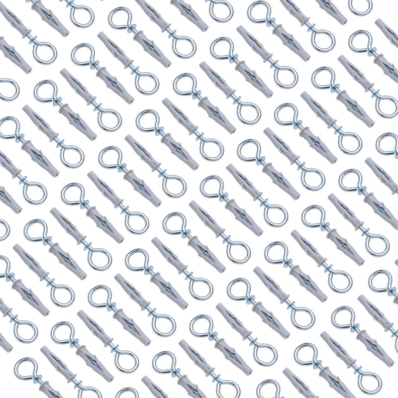 8/4.5 x 85 Eye Screws with Dowels, Eye Bolts with