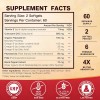 Coq10 600mg Con 120 Softgels Salud Corazon Hecho En Usa