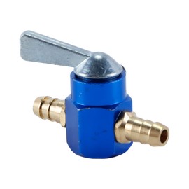 Orivin 8mm Metal Inline Fuel Tap Petrol On Off Switch Petcock Valve for Motorcycle ATV Scooter Blue