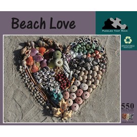 550 Piece Adult Puzzle - Beach Love - Puzzles That Rock