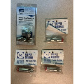 Trojan And Monoflow Pig Waterer Nipples, Automatic Pig Nipple Water Drinker for Barrel