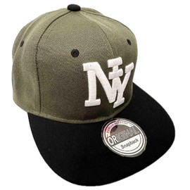 Jeamis Kids NY USA Children's Snapback Baseball Cap Cap Unisex Trucker Starter Baseball Cap Hat Hawaii Summer Cult for Boys and Girls, NY Dark Green, Unit size