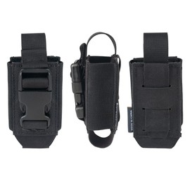 IDOGEAR Tactical Flashlight Holder Molle flashbang Pouch Magazine Pouch Multi-Purpose Tool Pouch for Vest Heavy Duty Belt Backpack (Coyote Brown)