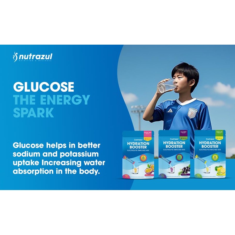 Nutrazul Hydration Booster | Supports Rapid Hydration | Electrolyte Enriched