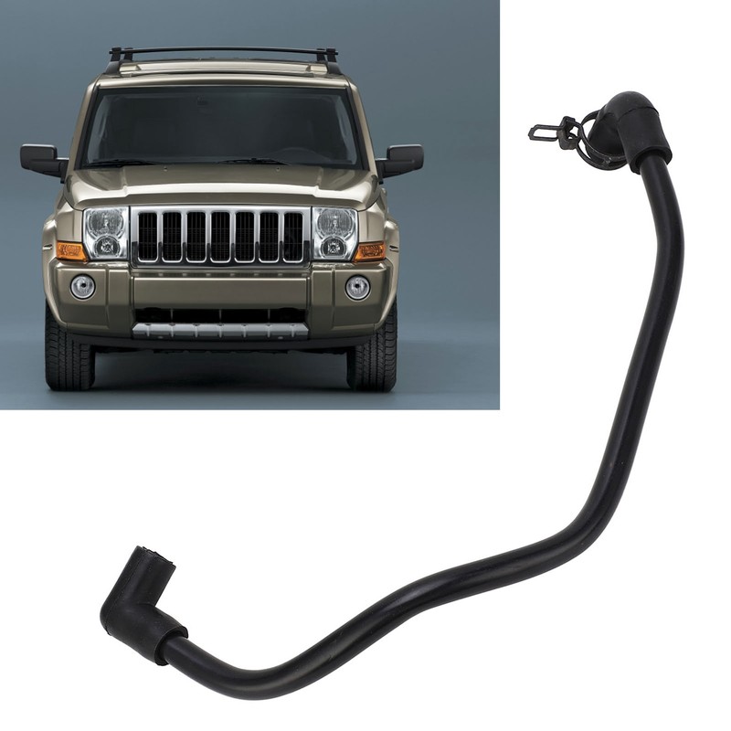 Crankcase Ventilation Hose 53032993AE Flexible Black Replacement For Jeep Commander
