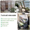 Clear Waterproof Tarps, Heavy Duty Transparent Tarpaulin with Eyelets, Plastic