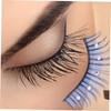 NOLITOY Sets Easy Application Lashes Individual Fake Eyelashes Rhinestones Side