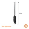 MasterChef Lemon Zester Grater with Handle, Kitchen Tool for Zesting