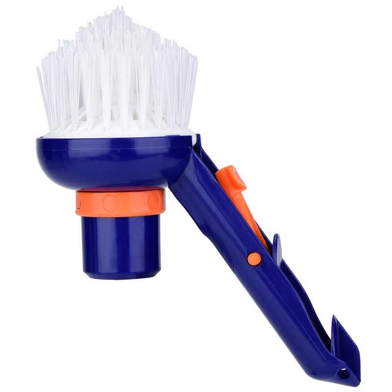 Depisuta Pool Corner Brush, Swimming Pool Corner Vacuum Scrubber Brush