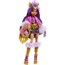 Monster High Monster Fest Doll, Clawdeen Wolf with Glam Outfit & Festival Themed Accessories Like Snacks, Band Poster, Statement Bag & More
