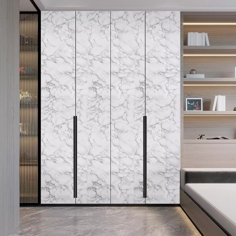 TAIMEI Patrón De Mármol Papel Tapiz Cocina Dormitorio Baño Pared