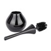 WENKO 22038100 Toilet brush Flakon Black - Ceramic, 17 x