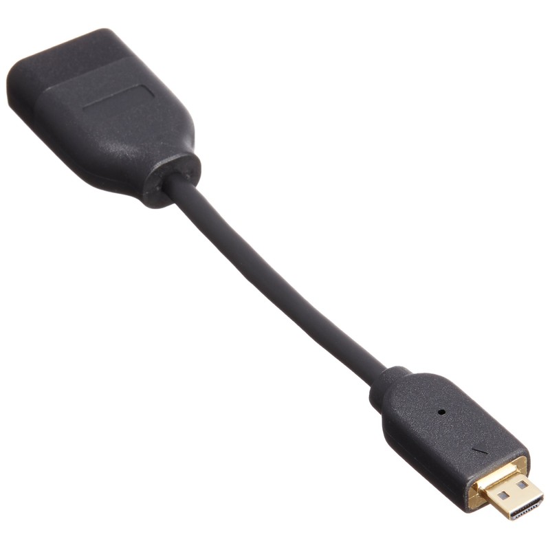 エレコム HDMI (メス) - micro HDMI (オス ) 変換アダプタ 10cm