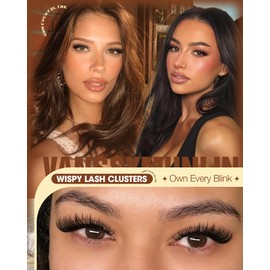 Fluffy Lash Clusters Wispy Cluster Eyelash Extensions Natural Eye Lashes