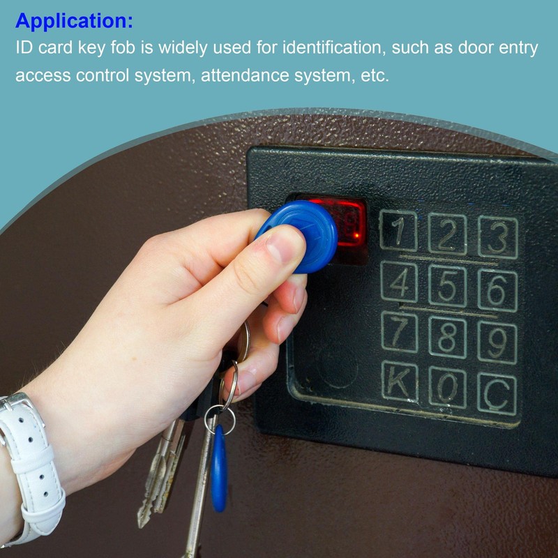 sourcing map ID Card Key Fobs RFID Proximity 125KHz Rewritable