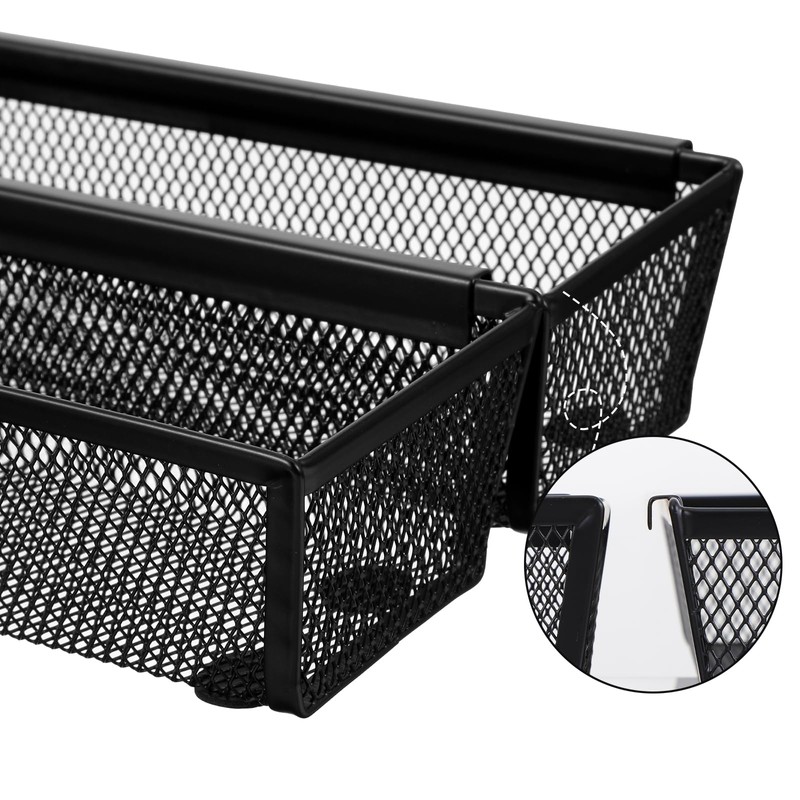 Caeuiciw 6PCS Drawer Organizer for Kitchen, Utensil Mesh Drawer Organizer