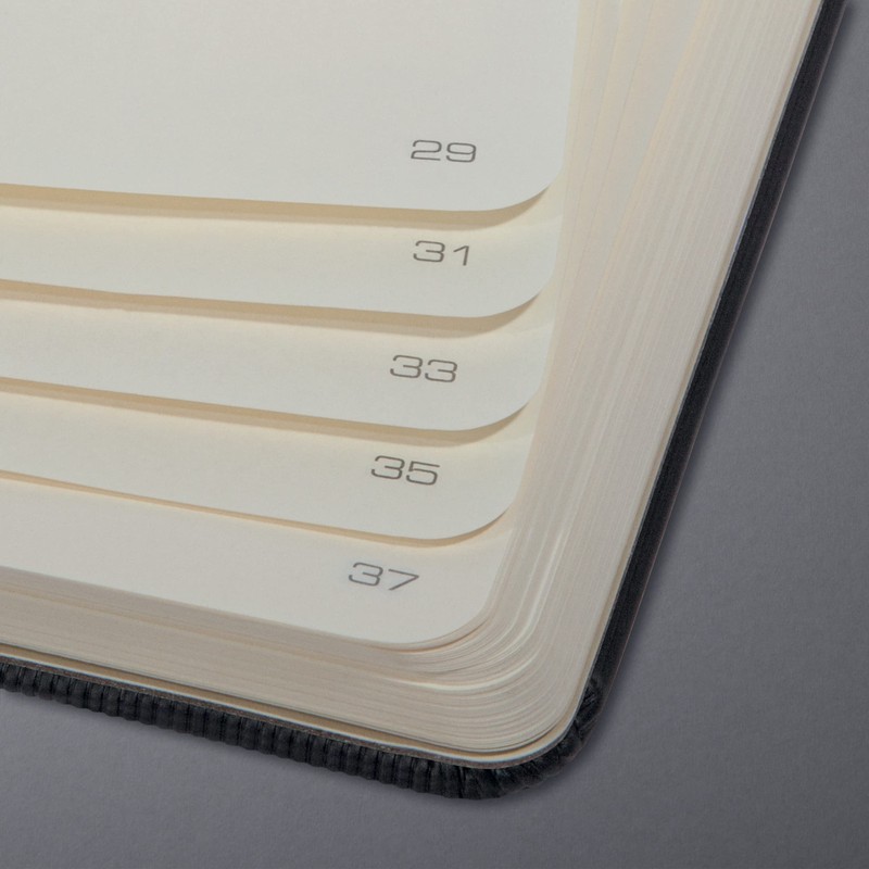 Sigel CONCEPTUM A4 Lined Softcover Notebook - Dark Grey