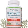 Energy Supplement, Vitamin B12 Complex High Strength Vegan Tablets |