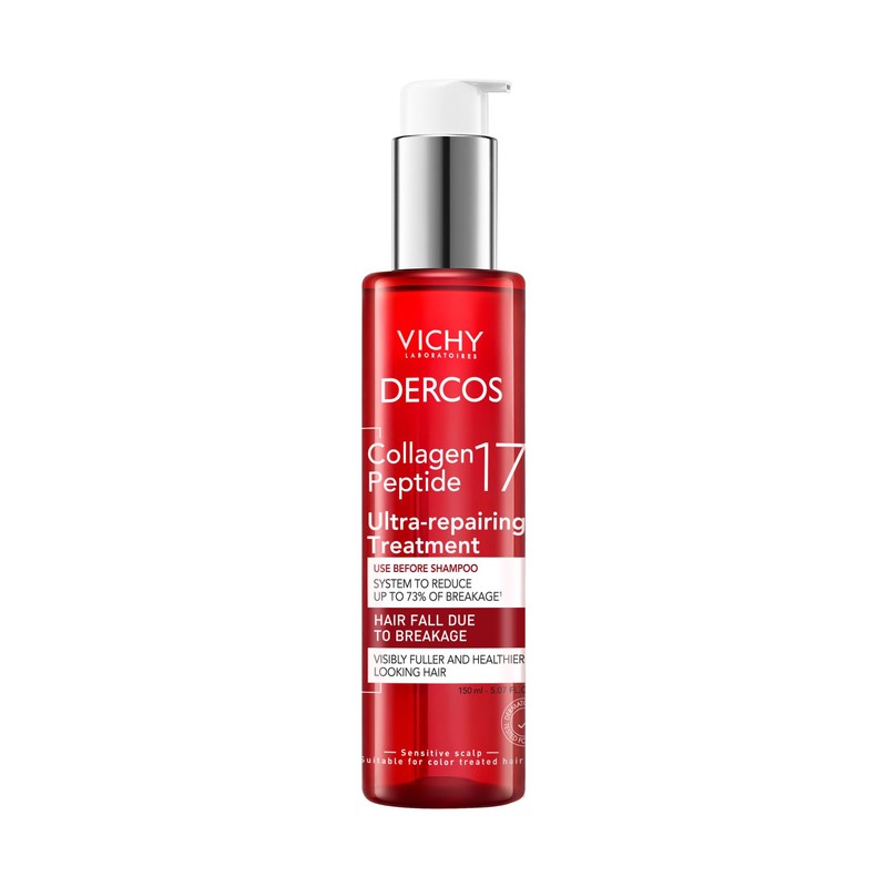 Vichy Dercos Collagen 17 Pre-Shampoo Dermatológico Reparador de Daño 150ml