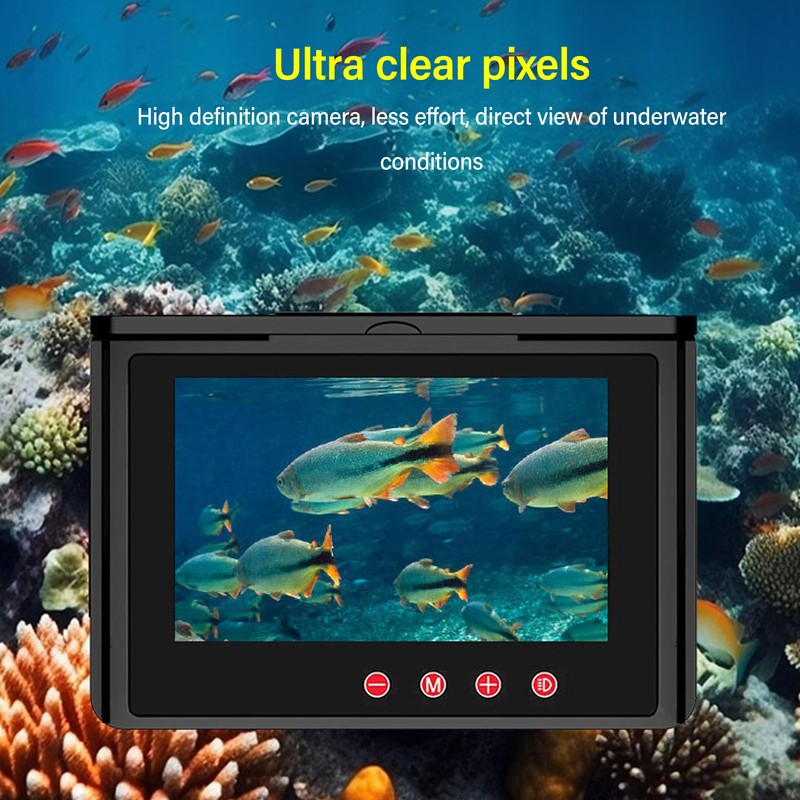 Fishing Camera Night Vision Waterproof 2000cd 5.0 Inch Touch Screen