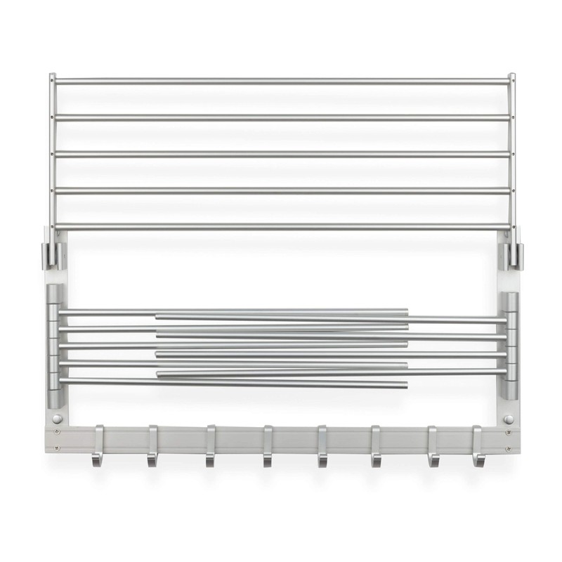 brightmaison BGT Wash Clothes Drying Rack Wall Mount Laundry Room