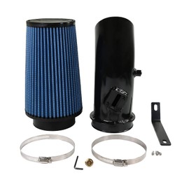 4" Cold Air Intake Pipe Kit with Oiled Filter, Filter System Replacement for Ford F-250 F-350 F-450 2011-2016 Super Duty 6.7L Powerstroke Diesel Engine 2011 2012 2013 2014 2015 2016
