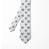 Ambesonne Men's Tie, Siberian Husky Puppy, 3.7", Blue Grey