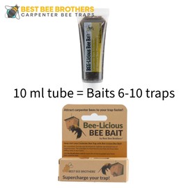 Best Bee Brothers Bee-Licious Bee Bait, All-Natural Carpenter Bee Lure, 10 ml Squeeze Tube