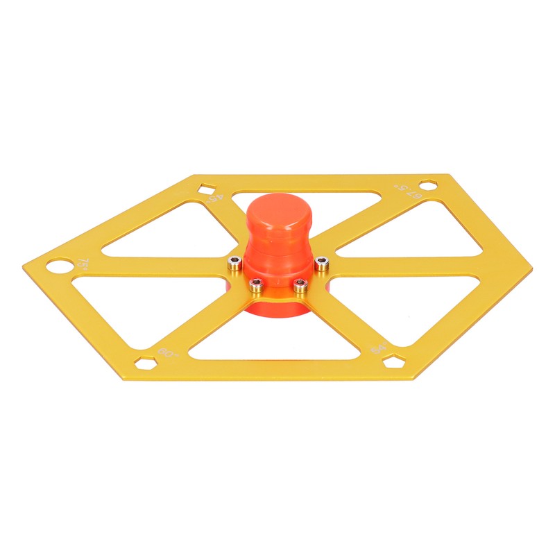 Woodworking Angle Ruler Hex Magnetic Aluminum Alloy Table Saw Adjustment