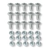Camotokiit Bumper Bolts Kit Stainless Cap Front & Rear for