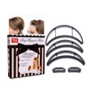 5Pcs Black styling coiler set Bump it Volume Hair hair