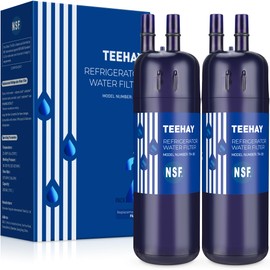 TEEHAY KAD1RXD1 Water Filter Replacement, Compatible With KitchenAid Refrigerator Ice and Water Filter KAD1RXD1 (PURPLE, 2 Pack)