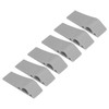 6pcs Door Stoppers Grey Hole Free Installation Noise Elimination TPR