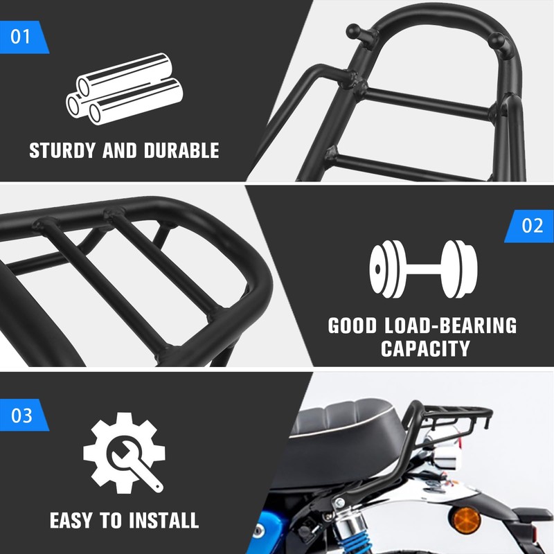 Motorcycle Luggage Rack Replacement for Honda Monkey 125 Z125 2018-2025