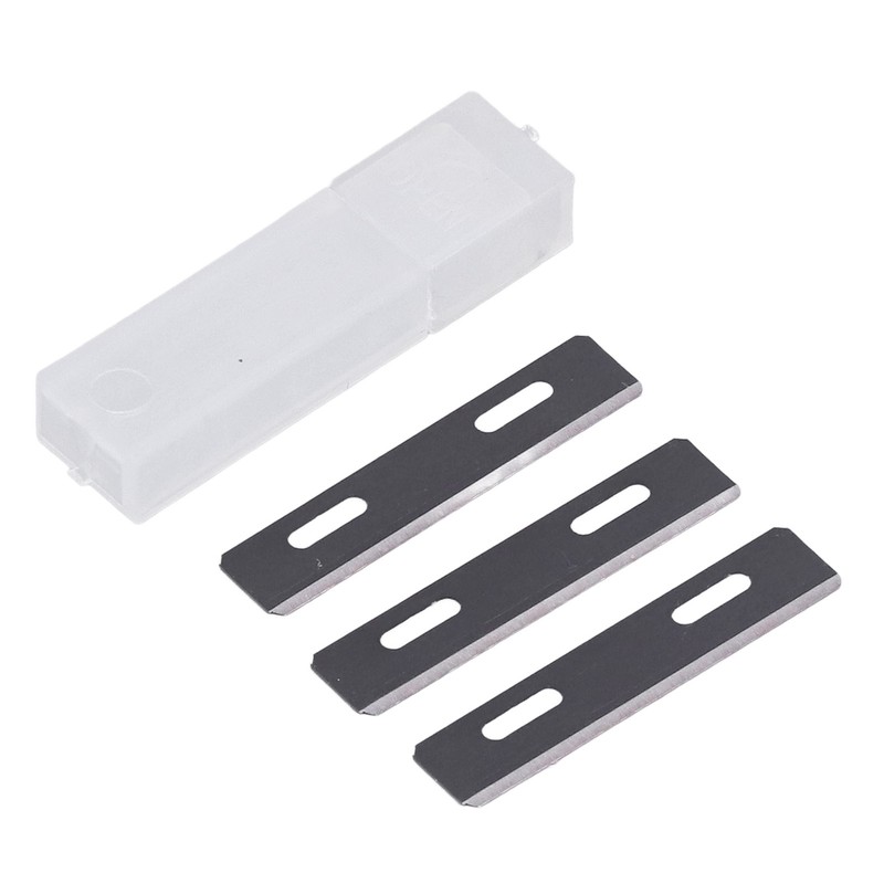 Leather Skiver 3 Blades Sturdy Durable Alloy Multipurpose Modern Black