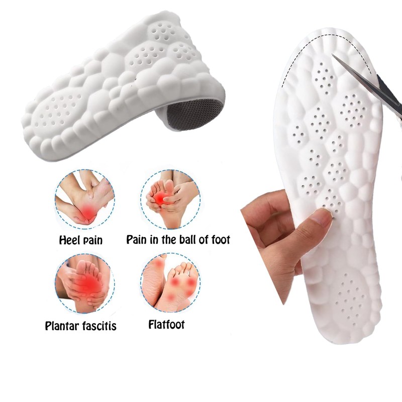 4D Cloud Insole for Men, Cloud Soles for Women, Super