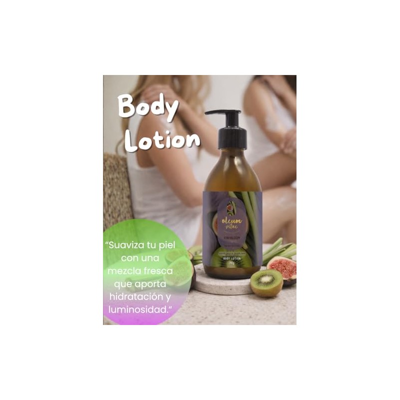 Oleum Vitae Kit Dúo Shower Gel Body Lotion Kiwi Bloom
