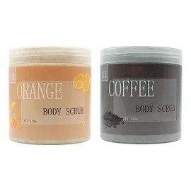 Exfoliante Corporal Hidratante Natural Naranja Y Cafe 550g