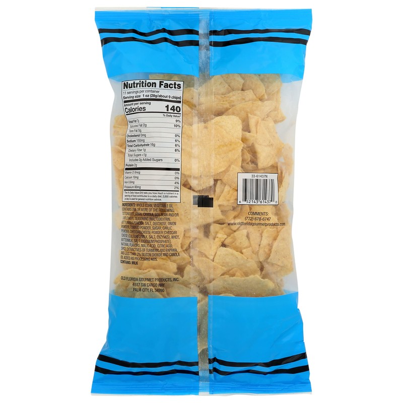 OLD FLORIDA GOURMET PRODUCTS, INC Ranch Tortilla Chips, 11 OZ