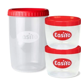 EasiYo - 2 Lunchtakers and 1 Additional 1Kg Yoghurt Maker Jar