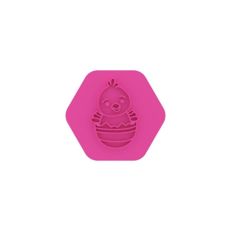 LissieLou Mini Easter Chick in Egg Cookie Stamp Easter Icing