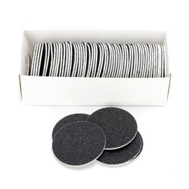 Gatuida 60pcs Sandpaper Disk for Callus Remover Manicure Tools Discs Foot Scrubber Foot File Disc Foot File Sandpaper Foot Sanding Tool Grit Pads Grinder Sandpaper Disk for Foot File Black