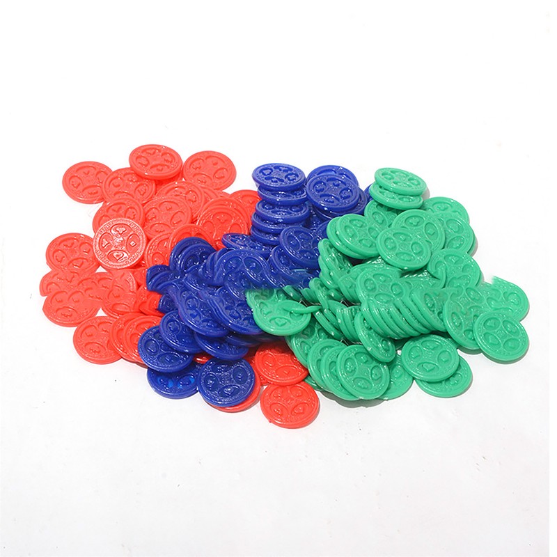 Exciting Strategy Card Game with Folding Board and Playing Chips