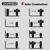 DURIGID 2 Pack Barn Door Floor Guide, Barn Door Guides