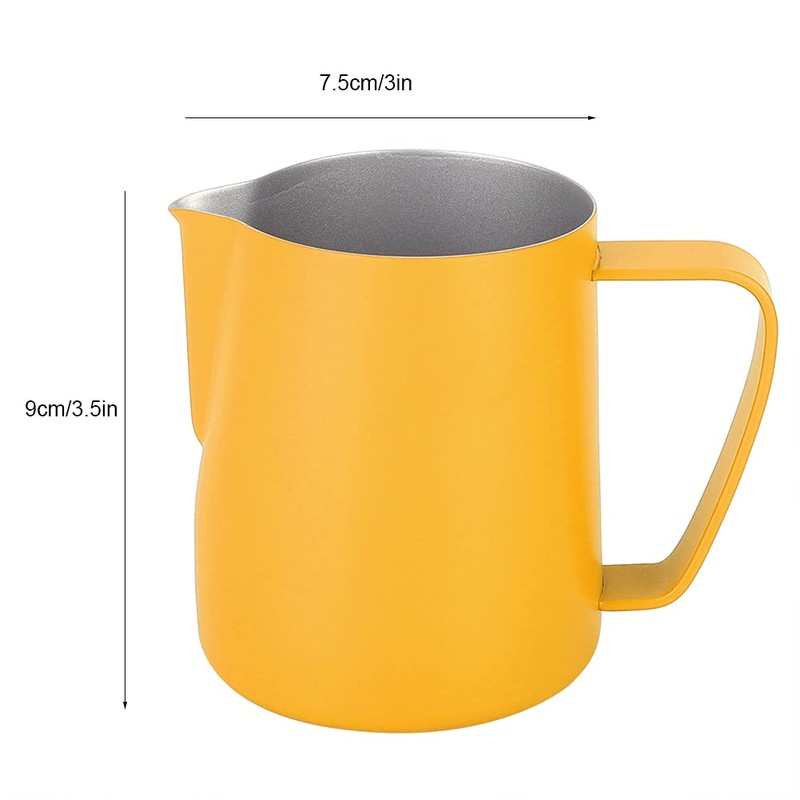 350ml Milk Frothing Jug - Stainless Steel Milk Frothing Pitcher