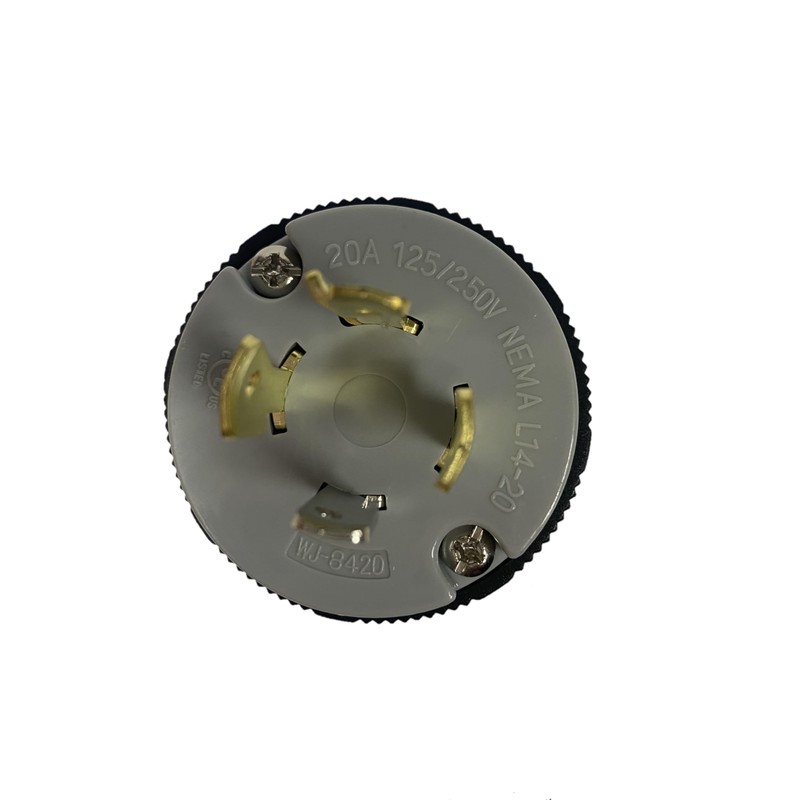 Twist-Lock NEMA L14-20P Replacement Plug Easy Assembly - Durable Nylon