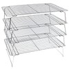 KITCHENATICS 4-Tier Stackable Cooling Racks for Baking, 100% Stainless Steel