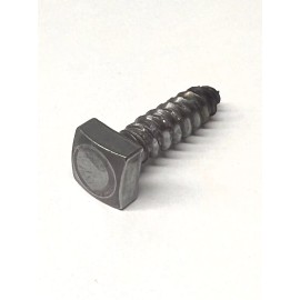 Accurate (50) 3/8 X 1-1/2 Square Head Lag Bolt Plain Steel Screw Rustic 3/8x1.5”  9/16 SQ