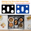 WHOLOPL Gas Stove Top Burner Covers for 30inch LG Gas